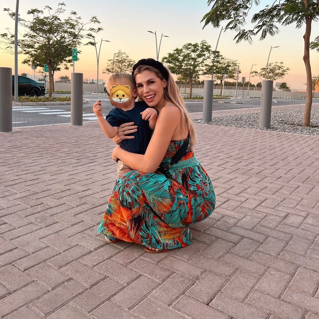 Nathalie Bleicher-Woth und ihr Sohn Liam, 2025