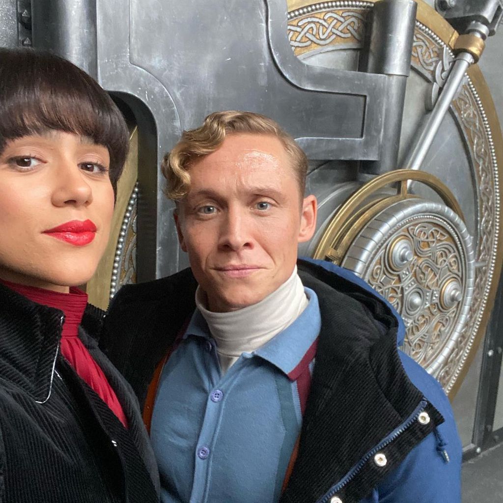 Nathalie Emmanuel und Matthias Schweighöfer bei den "Army of Thieves"-Dreharbeiten