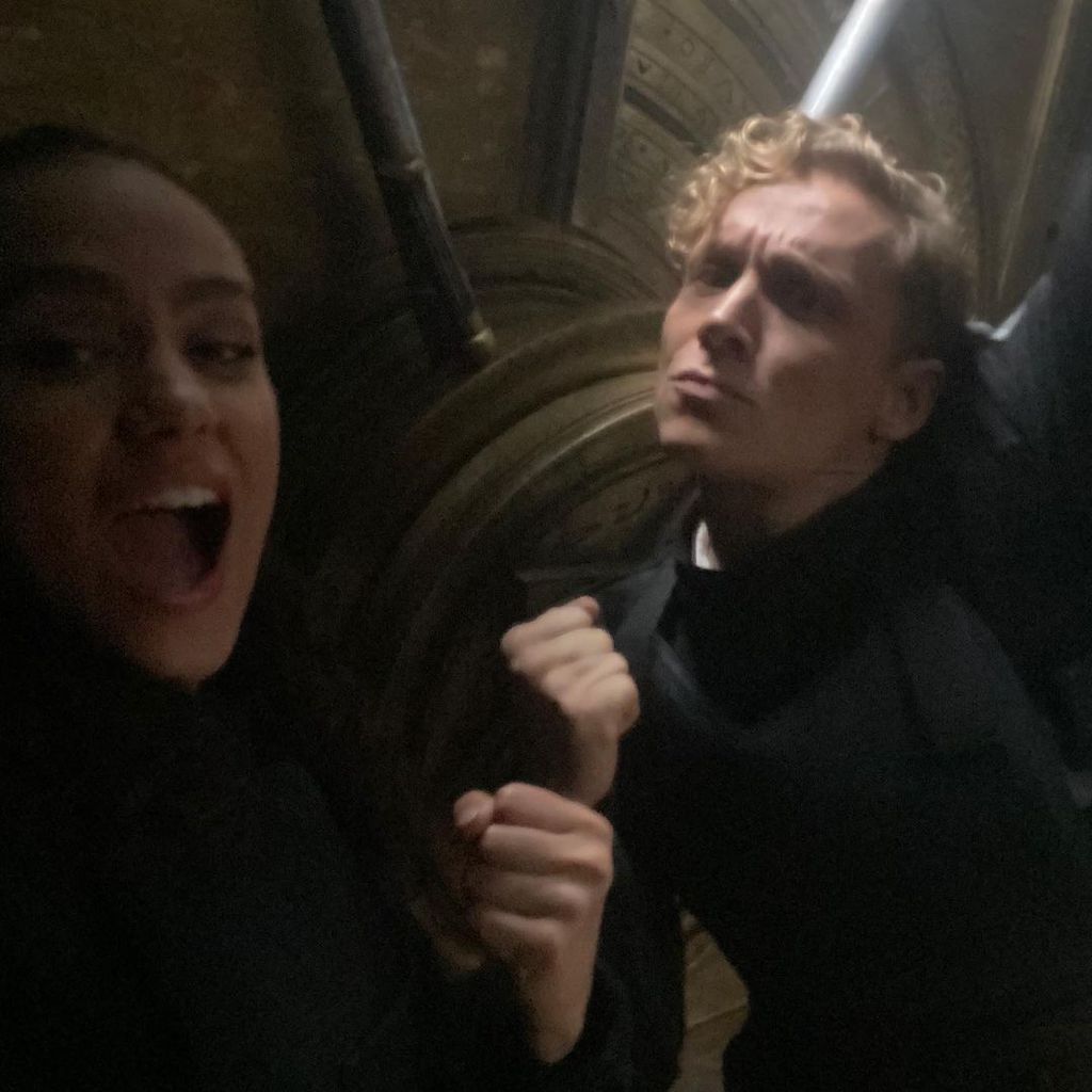 Nathalie Emmanuel und Matthias Schweighöfer bei den "Army of Thieves"-Dreharbeiten