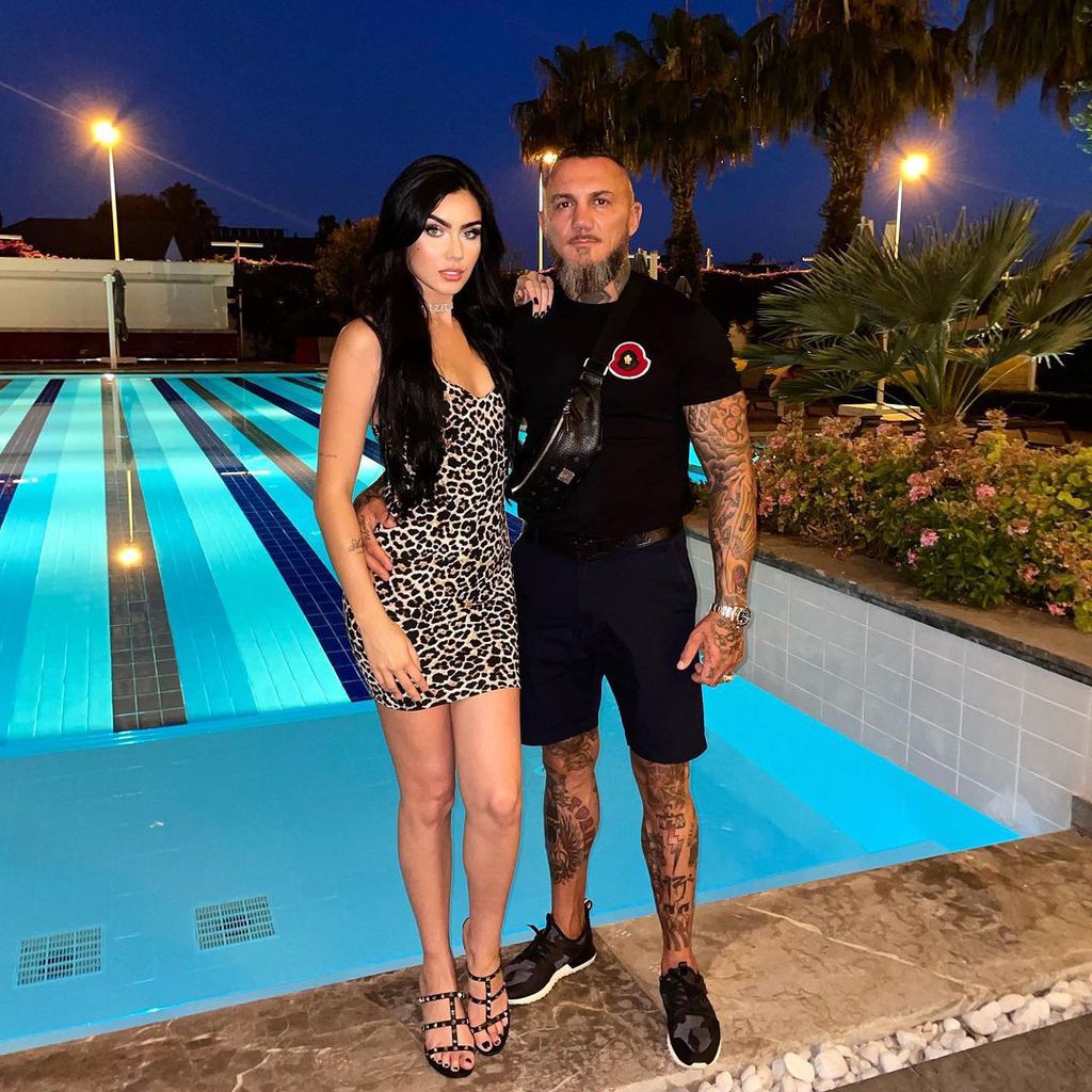 Nathalie Volk mit ihrem Partner Timur