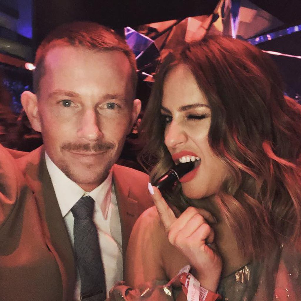 Nathan Charles Smith und Caroline Flack, Februar 2018
