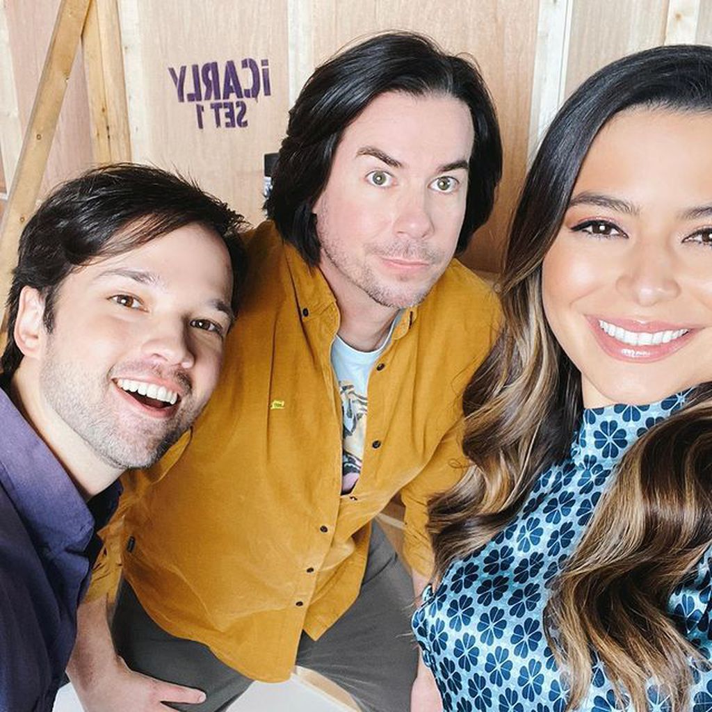 "iCarly"-Darsteller Nathan Kress, Jerry Trainor und Miranda Cosgrove