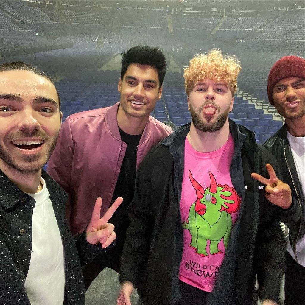 Nathan Sykes, Siva Kaneswaran, Jay McGuiness, Max George