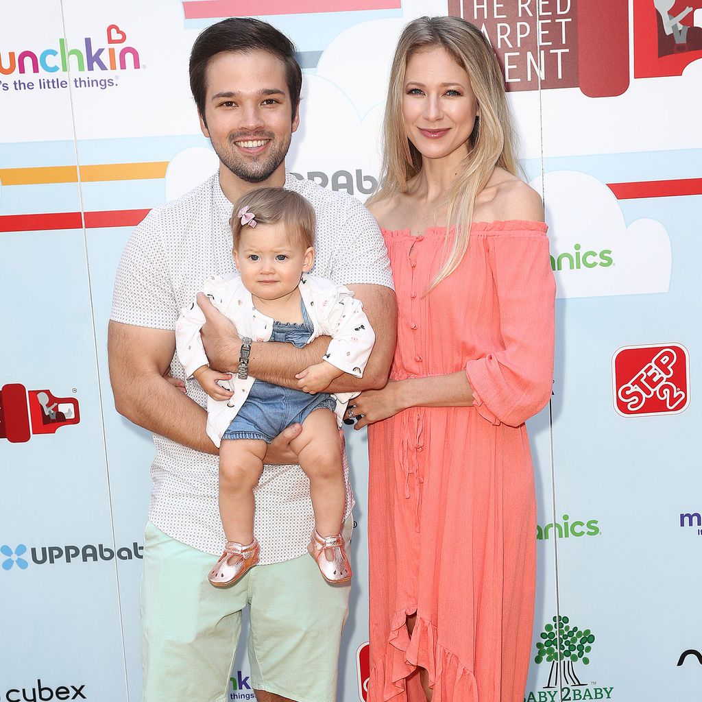 Nathan und London Elise Kress mit Tochter Rosie, September 2018