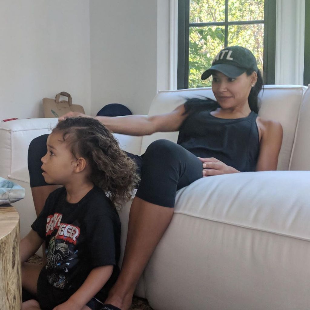 Naya Rivera mit ihrem Sohn