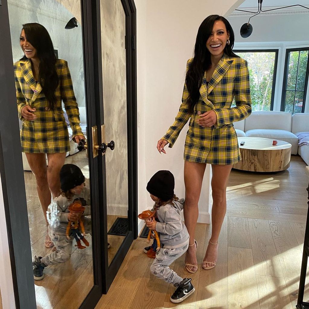 Naya Rivera  (✝33) mit ihrem Sohn Josey