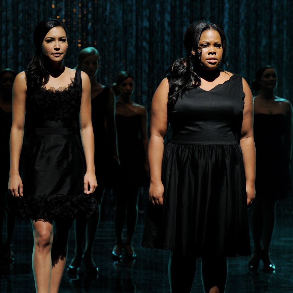 Naya Rivera und Amber Riley in einer Folge von "Glee" 2011