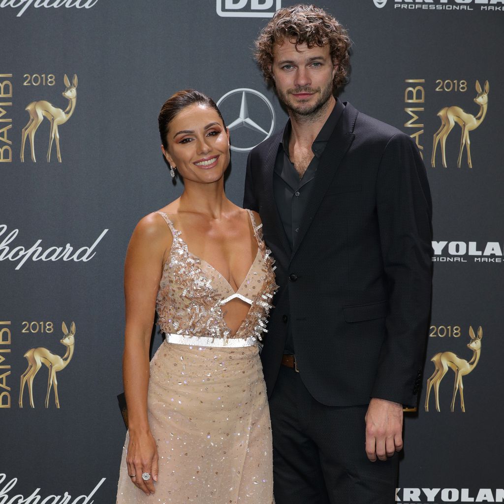 Nazan Eckes und Julian Khol bei der Preisverleihung des BAMBI 2018