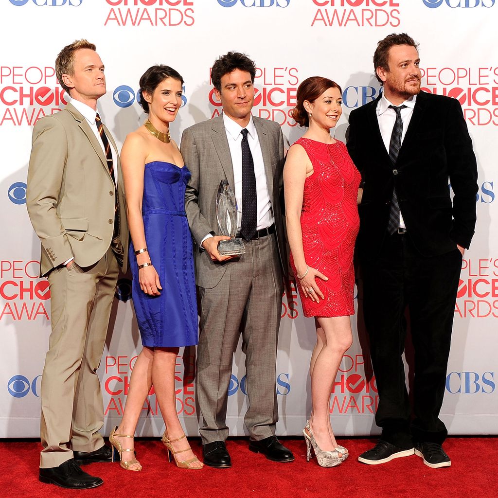 Neil Patrick Harris, Cobie Smulders, Josh Radnor, Alyson Hannigan und Jason Segel im Januar 2012