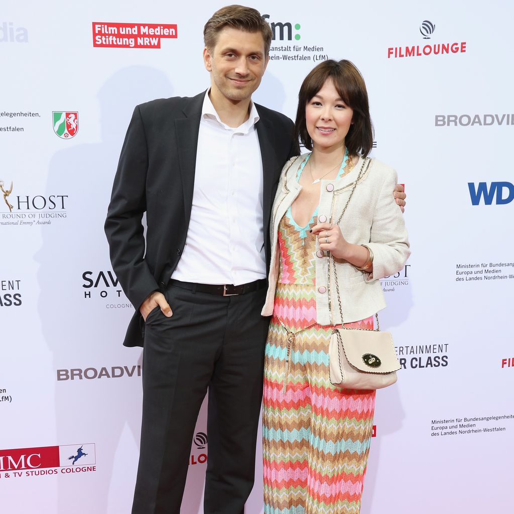 Nela Lee und Ehemann Christian bei den International Emmy Awards in Marienburg 2015