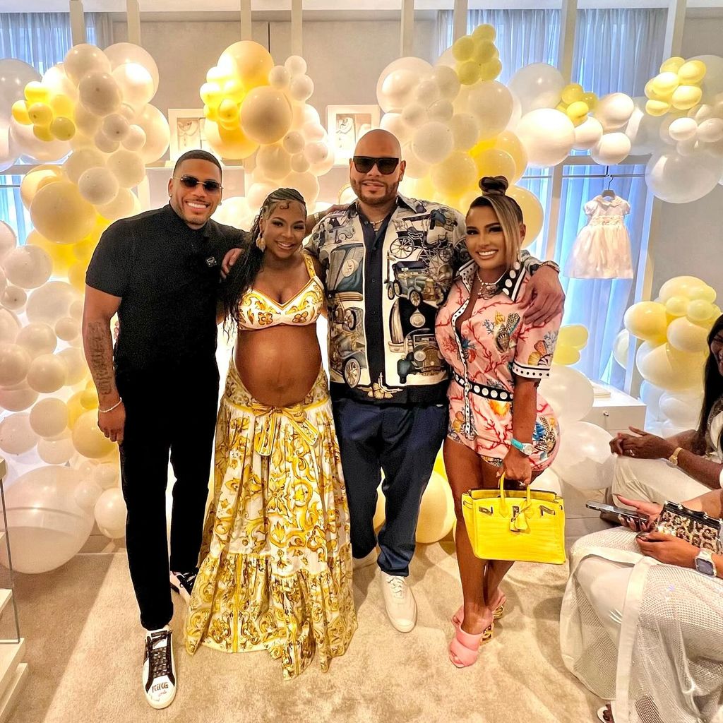 Nelly, Ashanti, Fat Joe und Lorena Cartagena bei Ashantis Babyparty