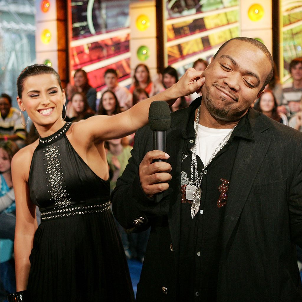 Nelly Furtado und Timbaland bei MTV Total Request Live im März 2007