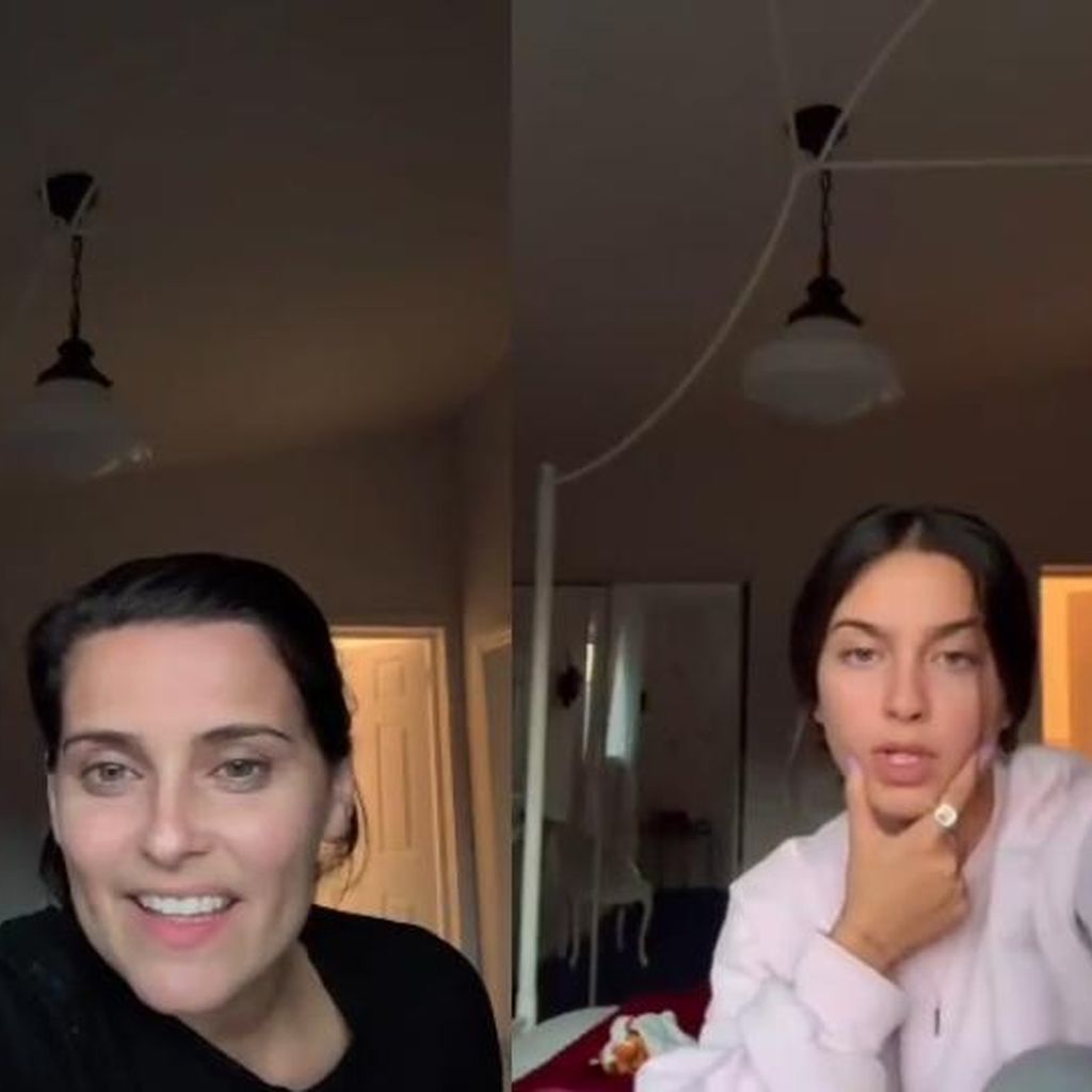 Nelly Furtado und ihre Tochter Nevis, 2020 auf TikTok