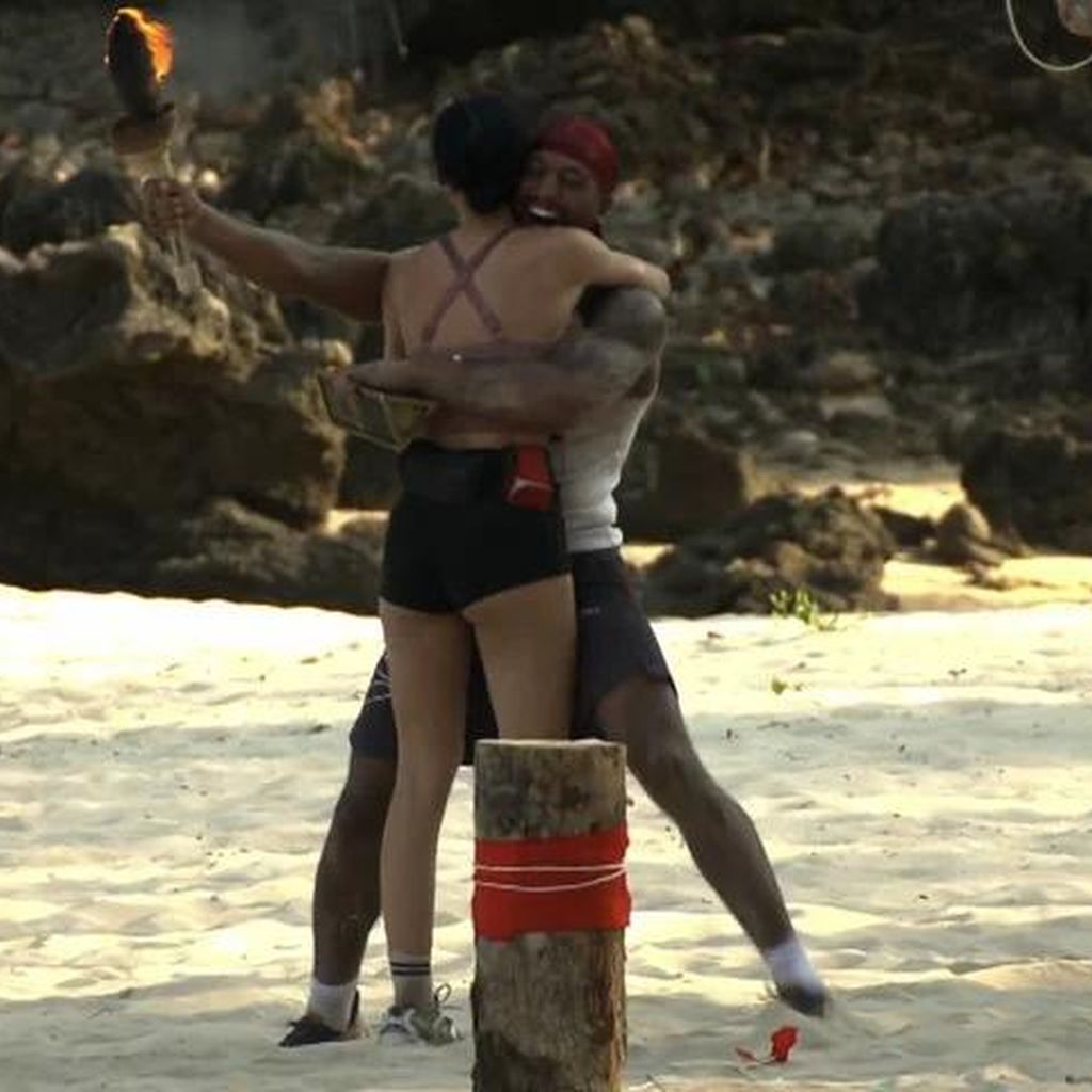 Nelly und Calvin Ogara bei "Good Luck Guys"