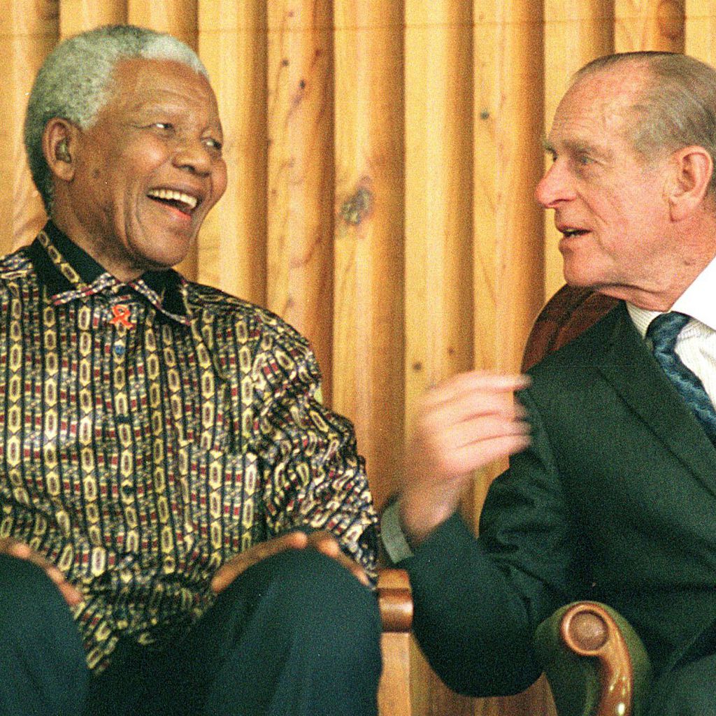 Nelson Mandela und Prinz Philip 2000