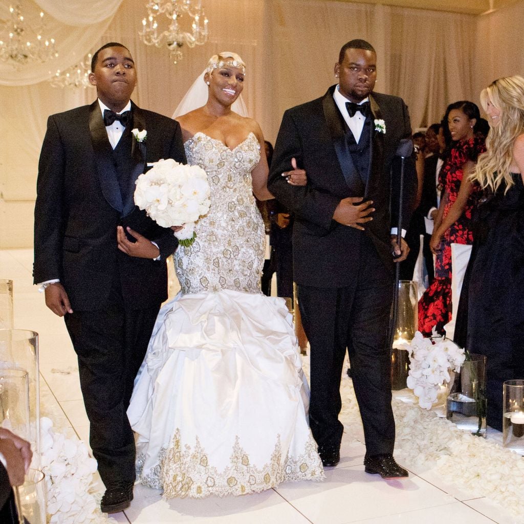Nene Leakes mit ihren Söhnen Brentt Leakes und Bryson Bryant