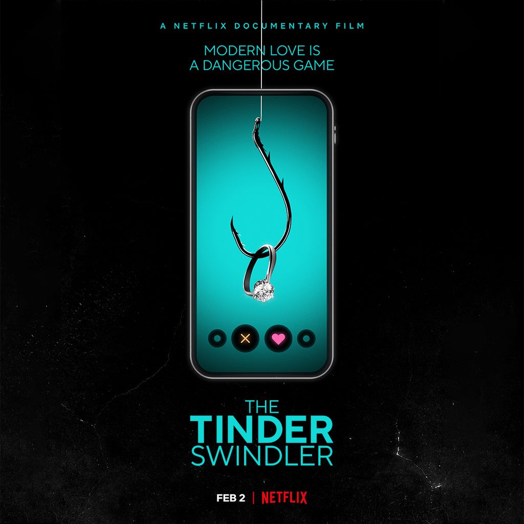 Netflix-Poster von "Der Tinder-Schwindler"
