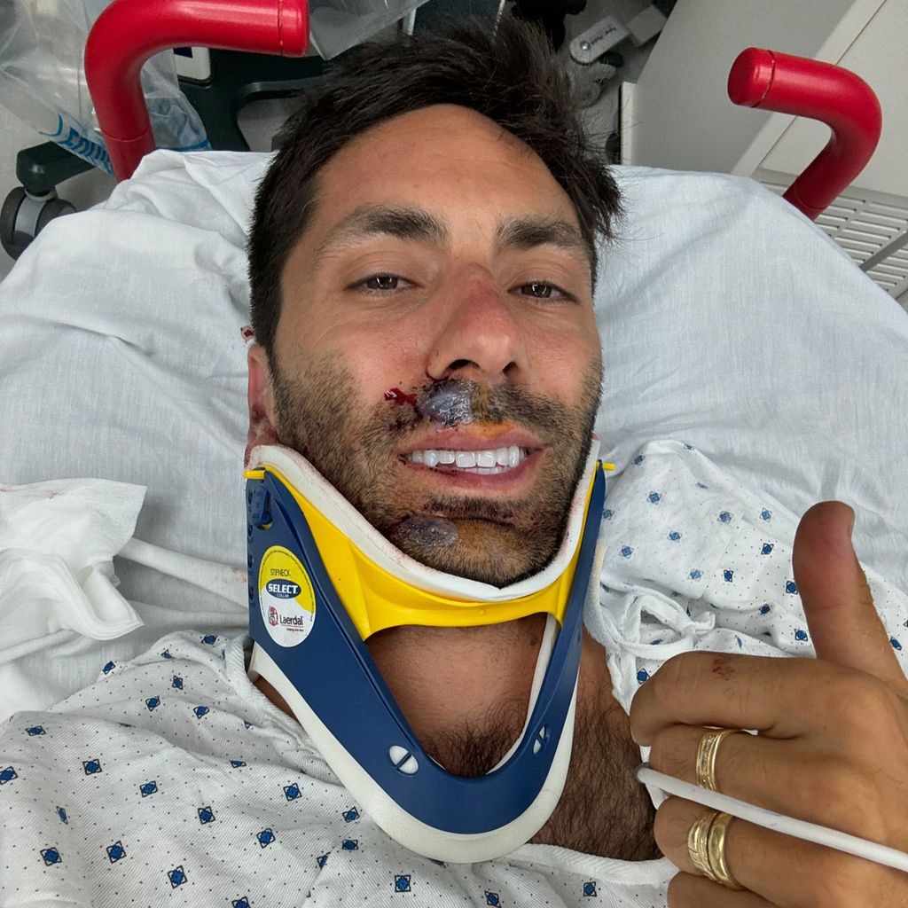 Nev Schulman im Krankenhaus im August 2024