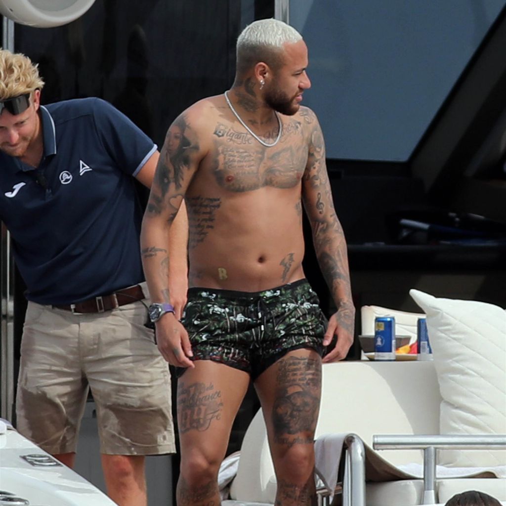 Neymar im Urlaub auf Formentera