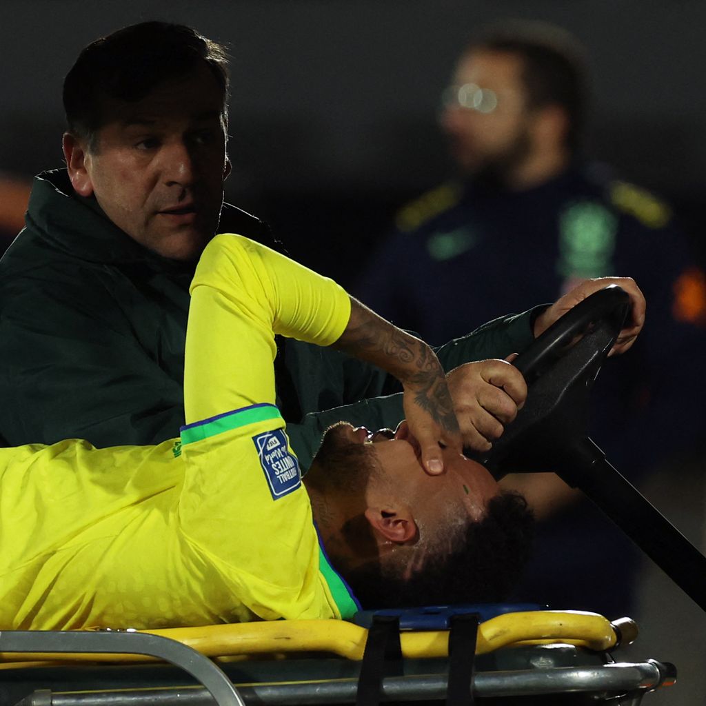 Neymar Jr. bei einem Qualifikationsspiel in Uruguay