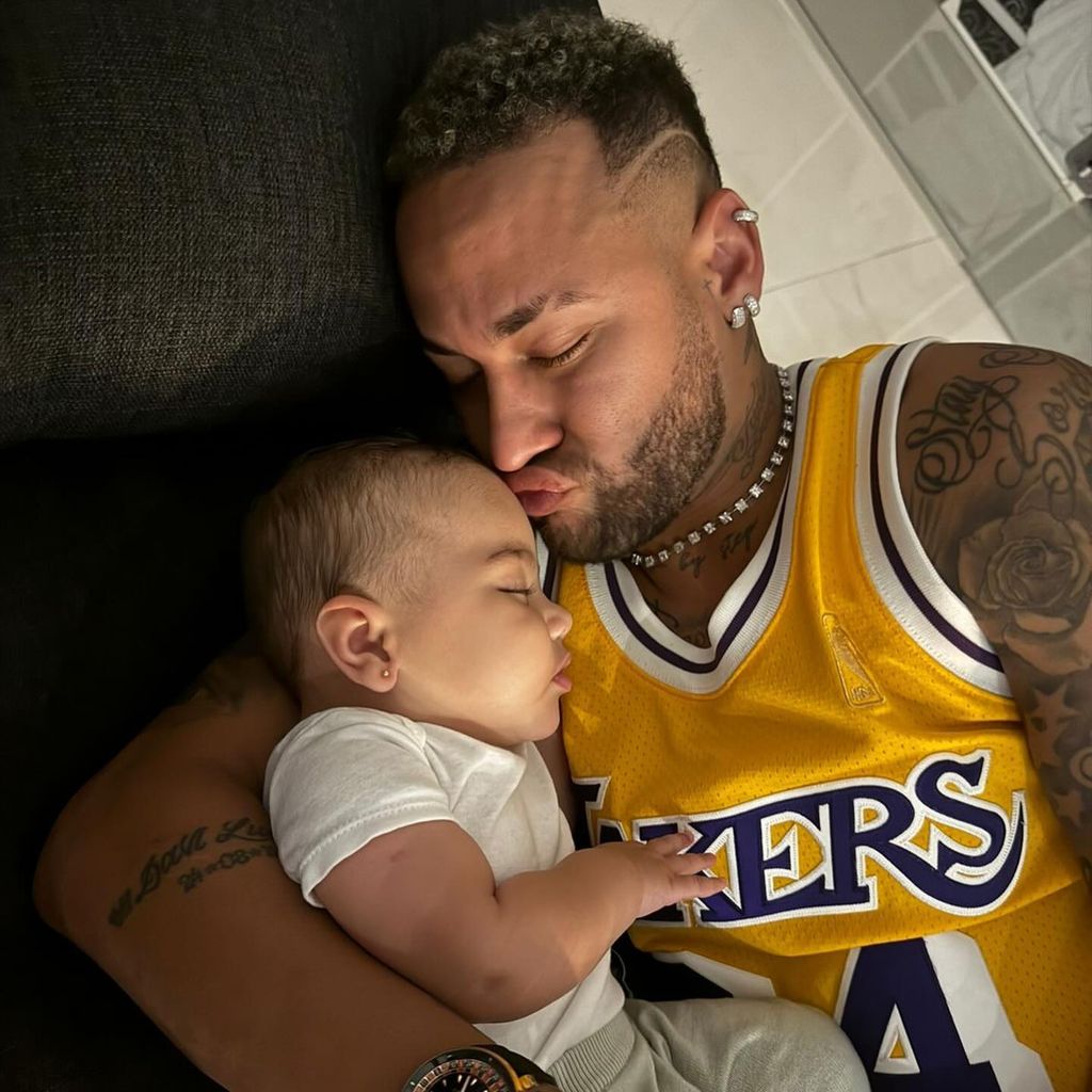 Neymar Jr. und seine Tochter Mavie, 2024