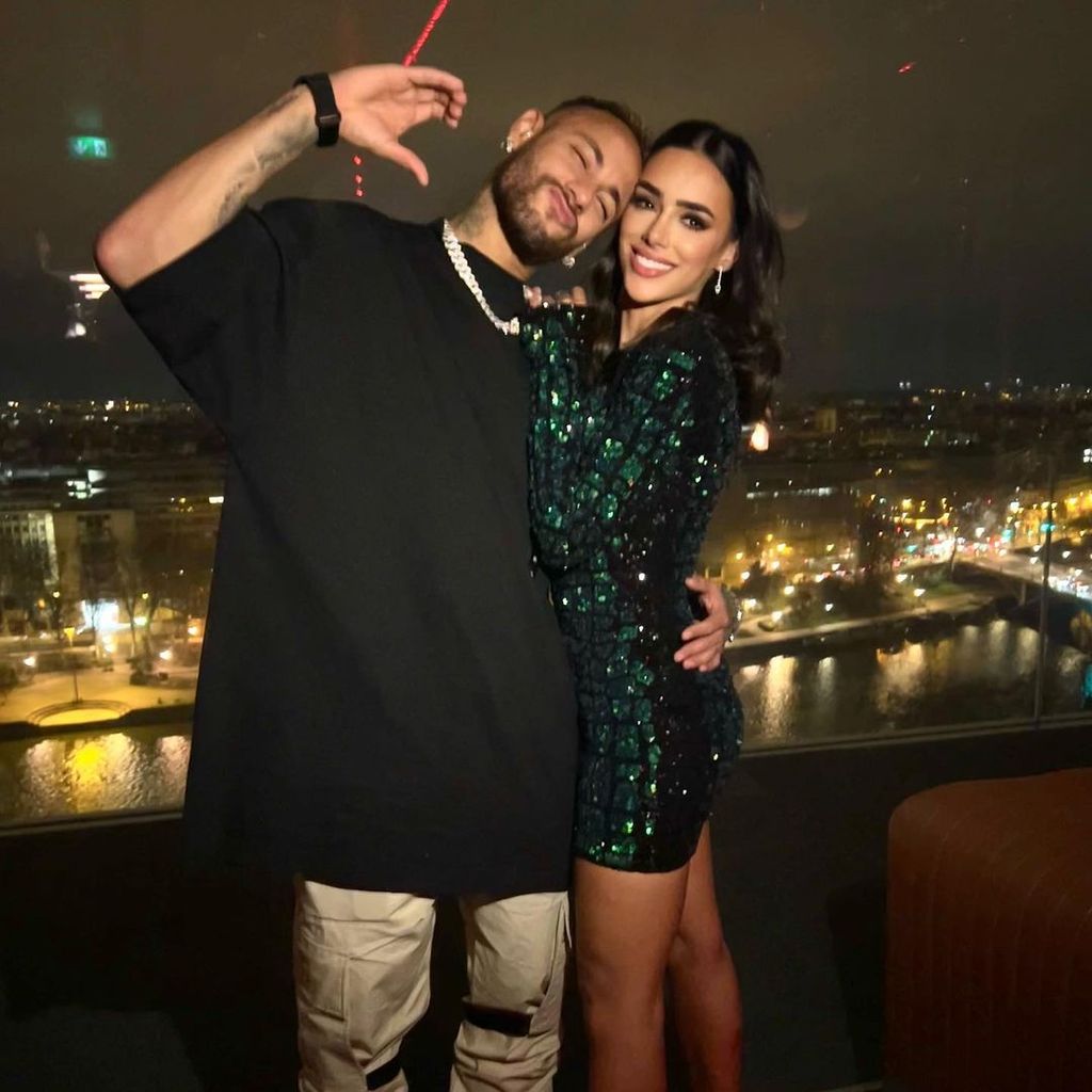 Neymar mit seiner Freundin Bruna Biancardi