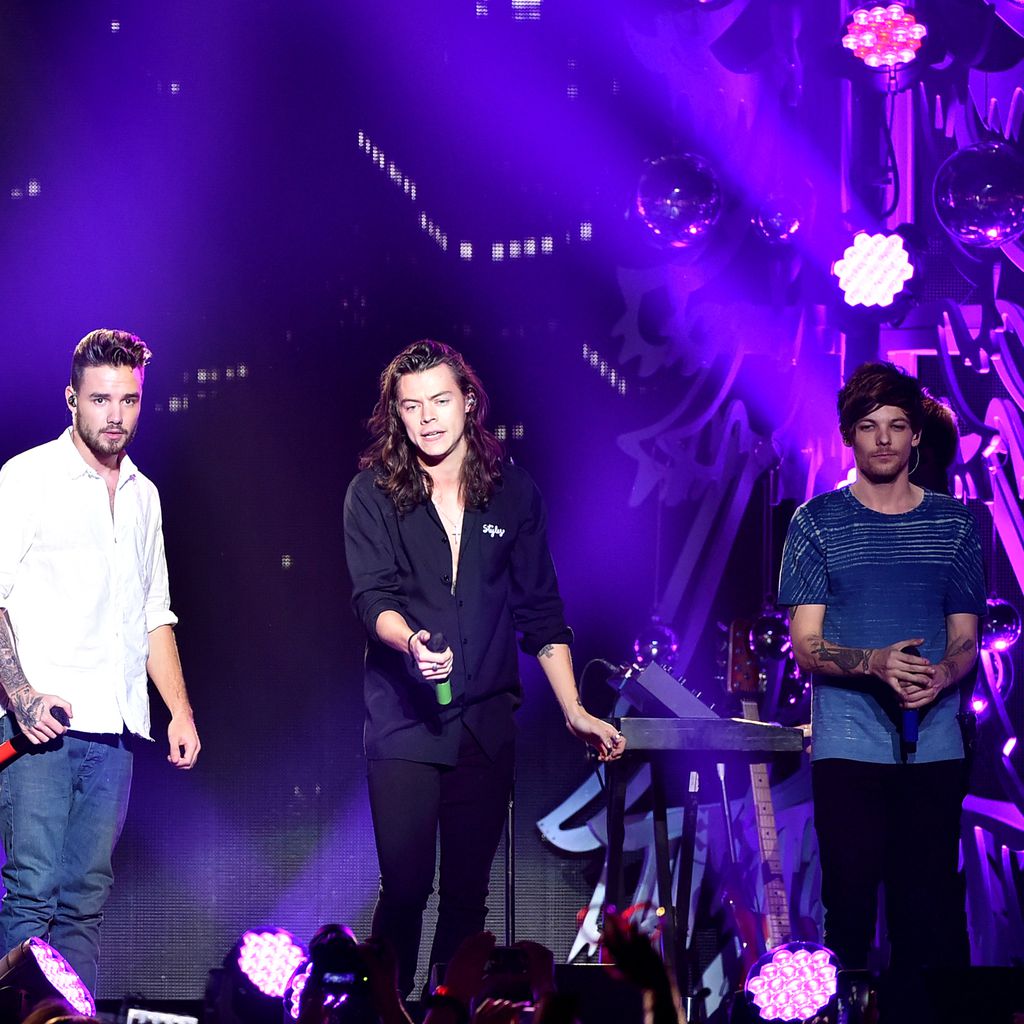 Niall Horan, Liam Payne, Harry Styles und Louis Tomlinson 2015 in Los Angeles