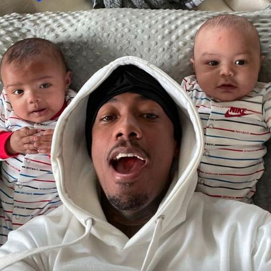 Nick Cannon mit seinen Zwillingen Zillion und Zion