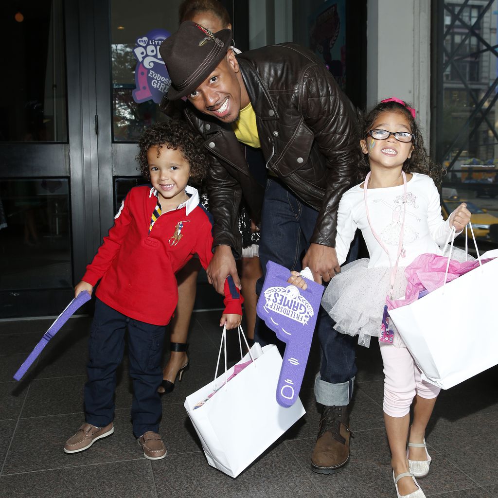 Nick Cannon mit seinen Zwillingen Moroccan und Monroe