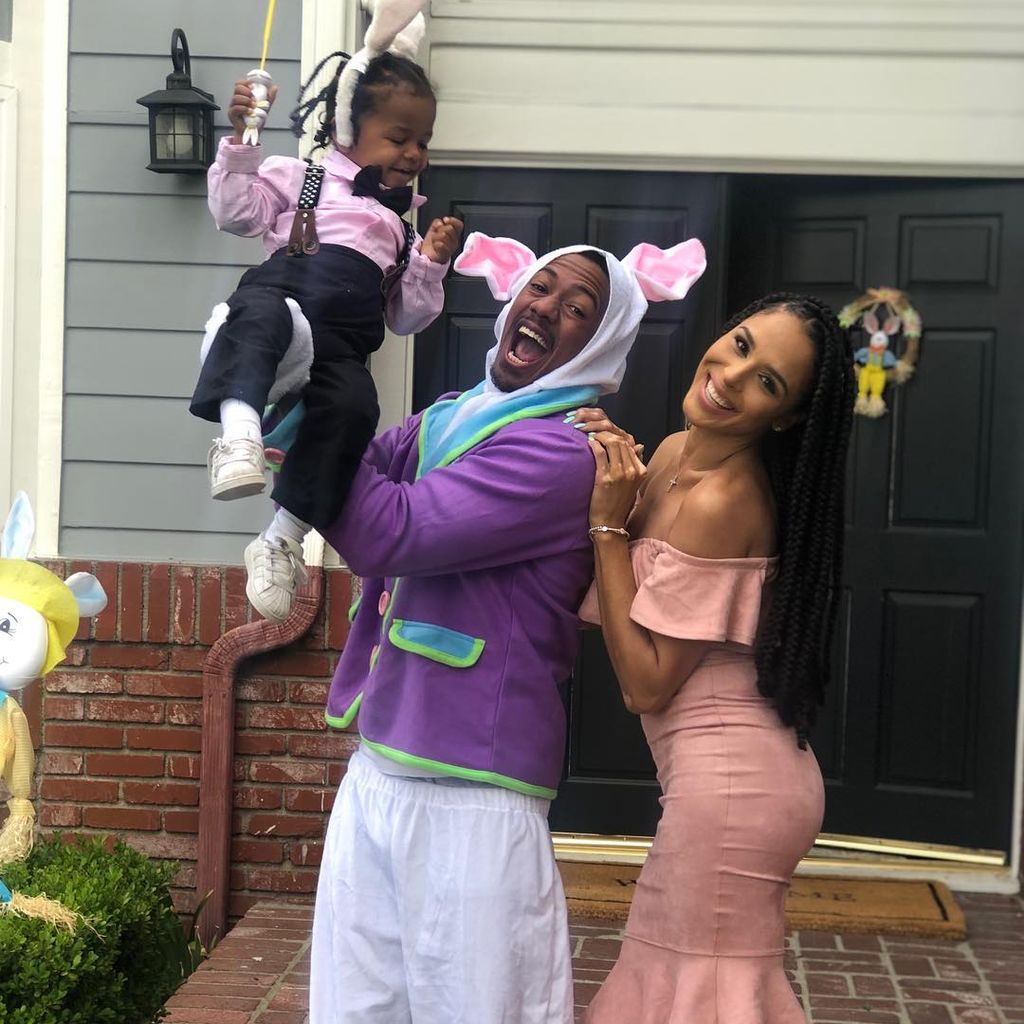 Nick Cannon und Brittany Bell mit ihrem Sohn