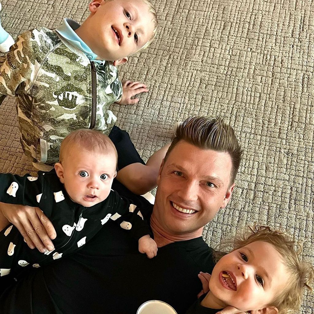 Nick Carter und seine Kids im September 2021