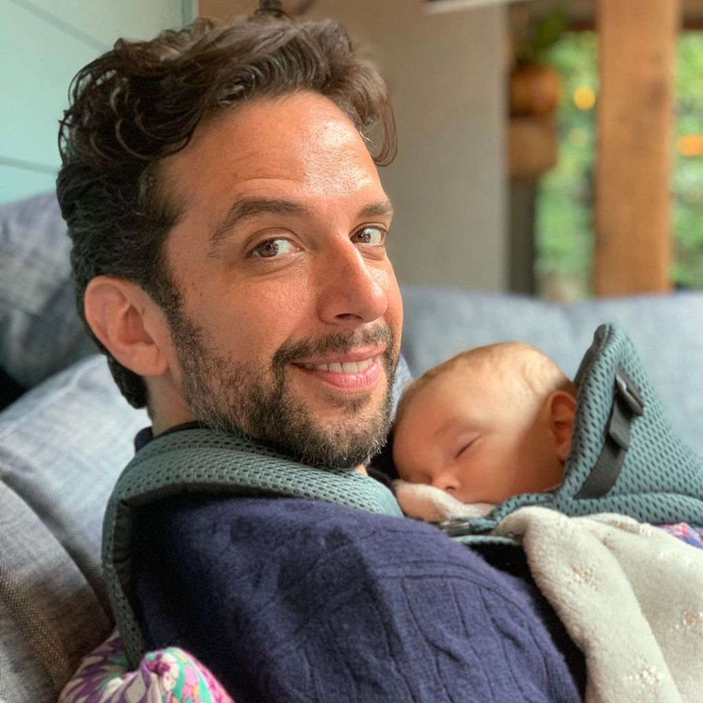 Nick Cordero und sein Sohn Elvis Eduardo im Februar 2020