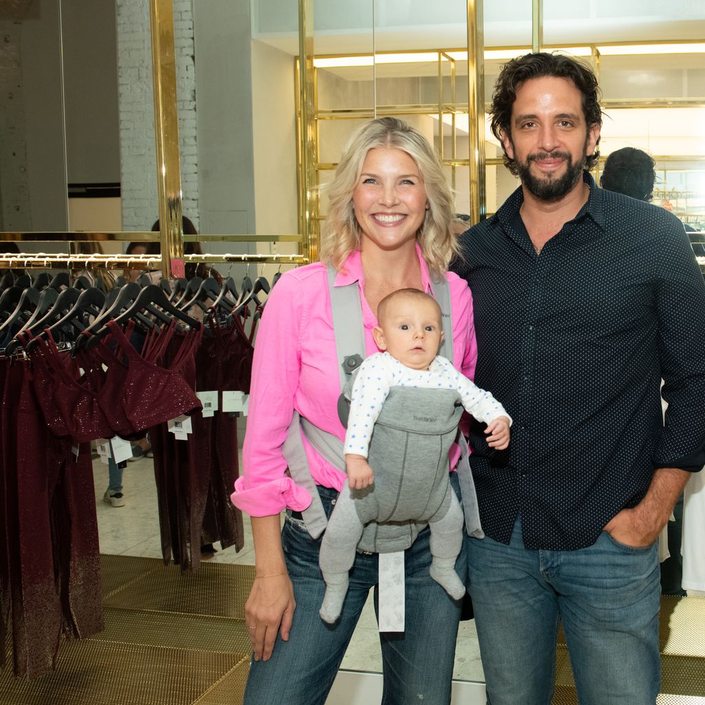 Nick Cordero mit seiner Frau Amanda Kloots und ihrem Sohn