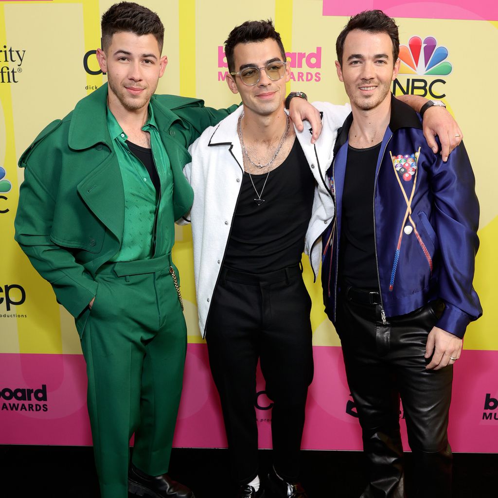 Nick, Joe und Kevin von den Jonas Brothers in Los Angeles, 2021