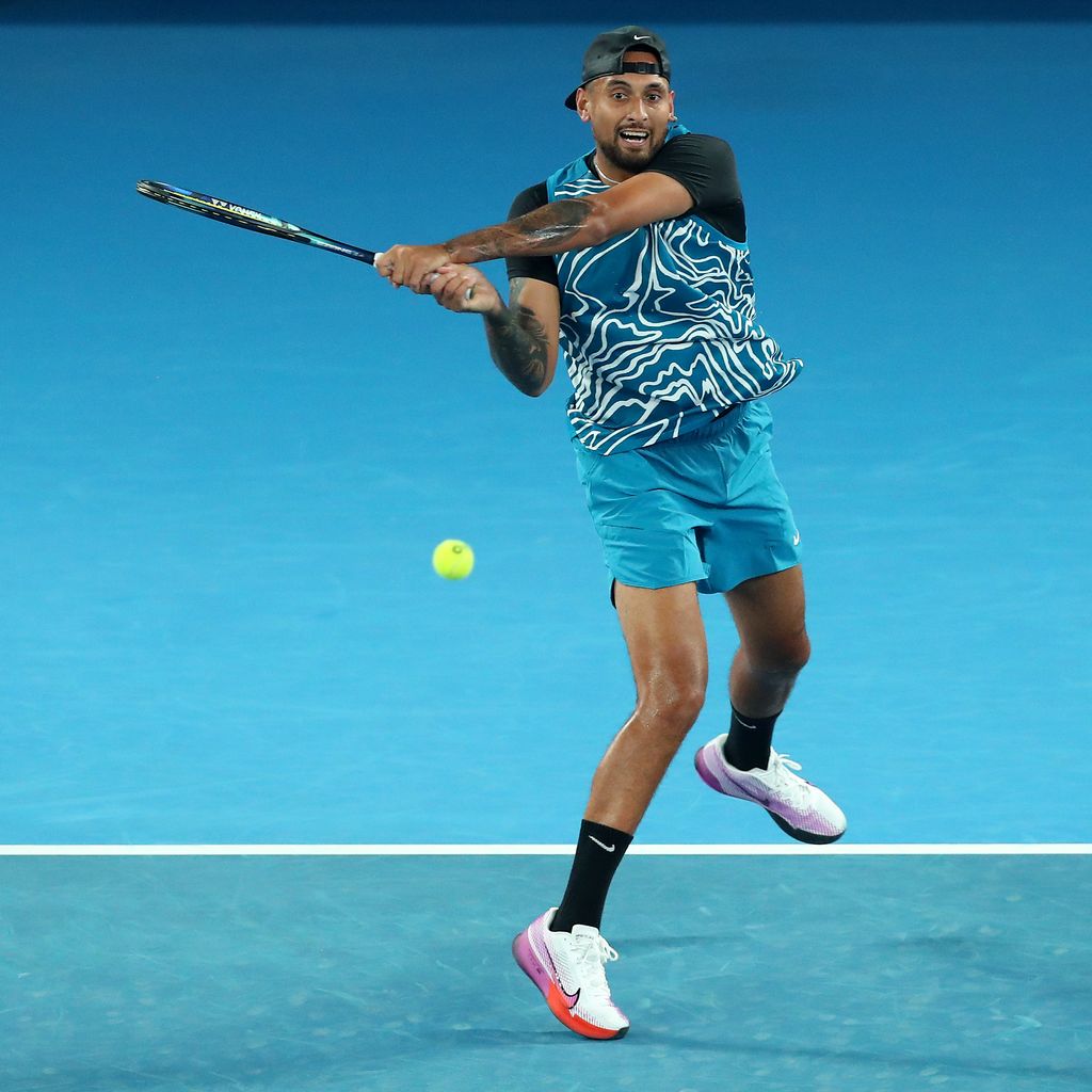 Nick Kyrgios bei einem Tennis-Match