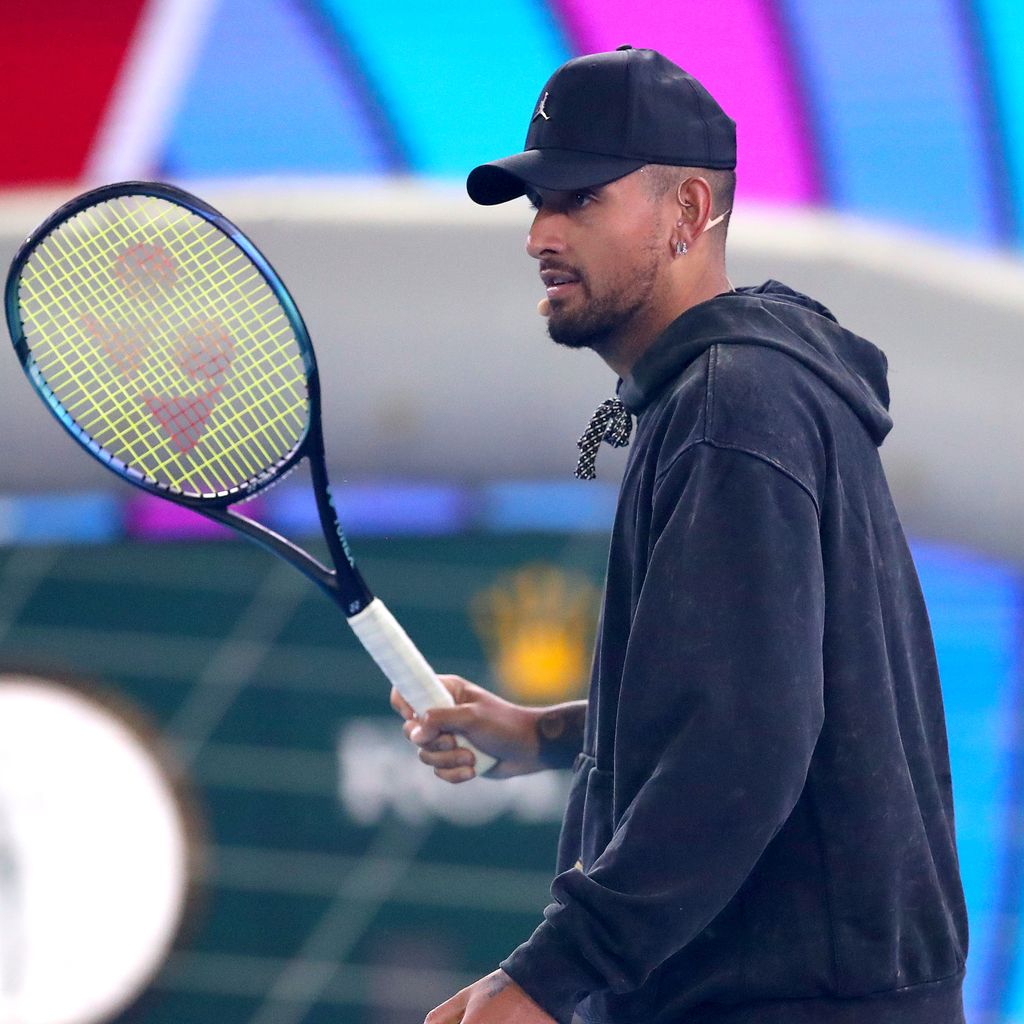 Nick Kyrgios bei einem Tennis-Match