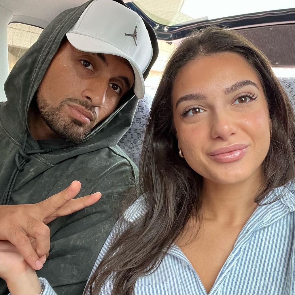 Nick Kyrgios und seine Freundin Costeen Hatzi im Dezember 2022
