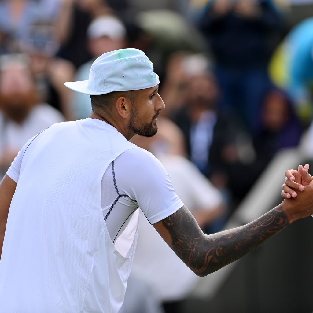 Nick Kyrgios und Paul Jubb in Wimbledon, 2022