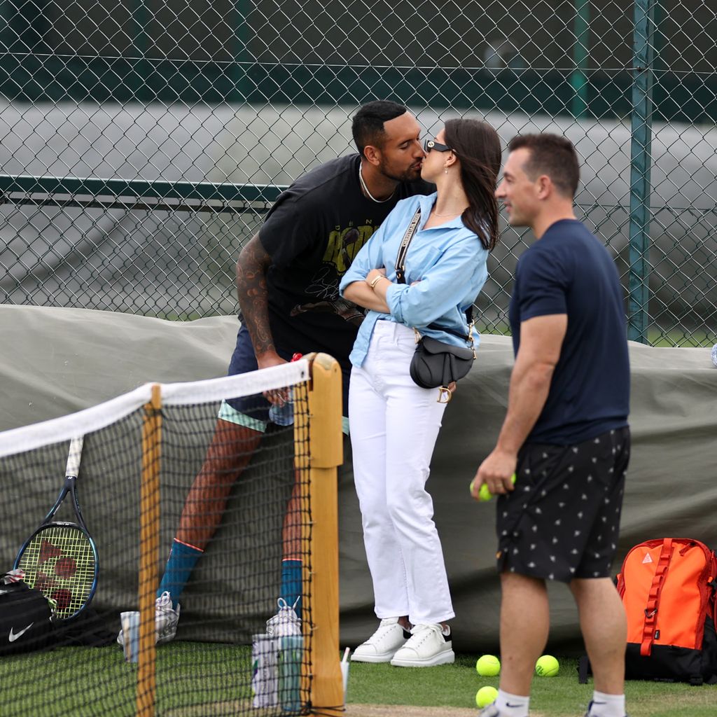 Nick Kyrgios und seine Freundin Costeen Hatzi im Juli 2022