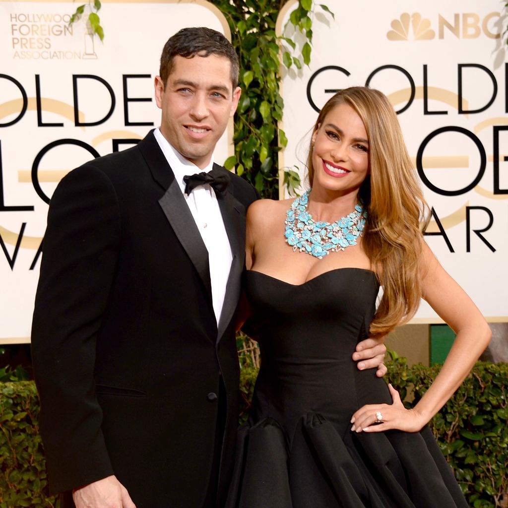 Nick Loeb und Sofia Vergara bei den Golden Globes, 2014