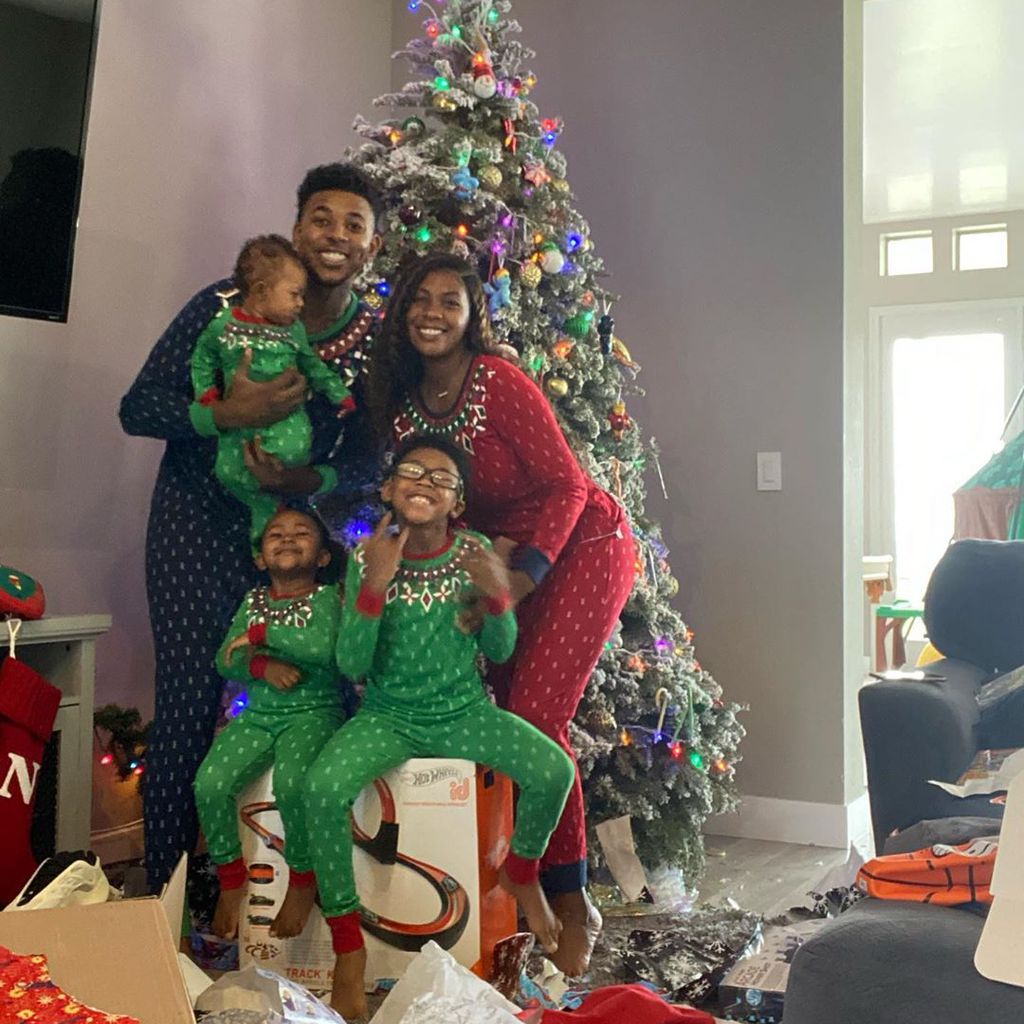 Nick Young mit seiner ganzen Familie