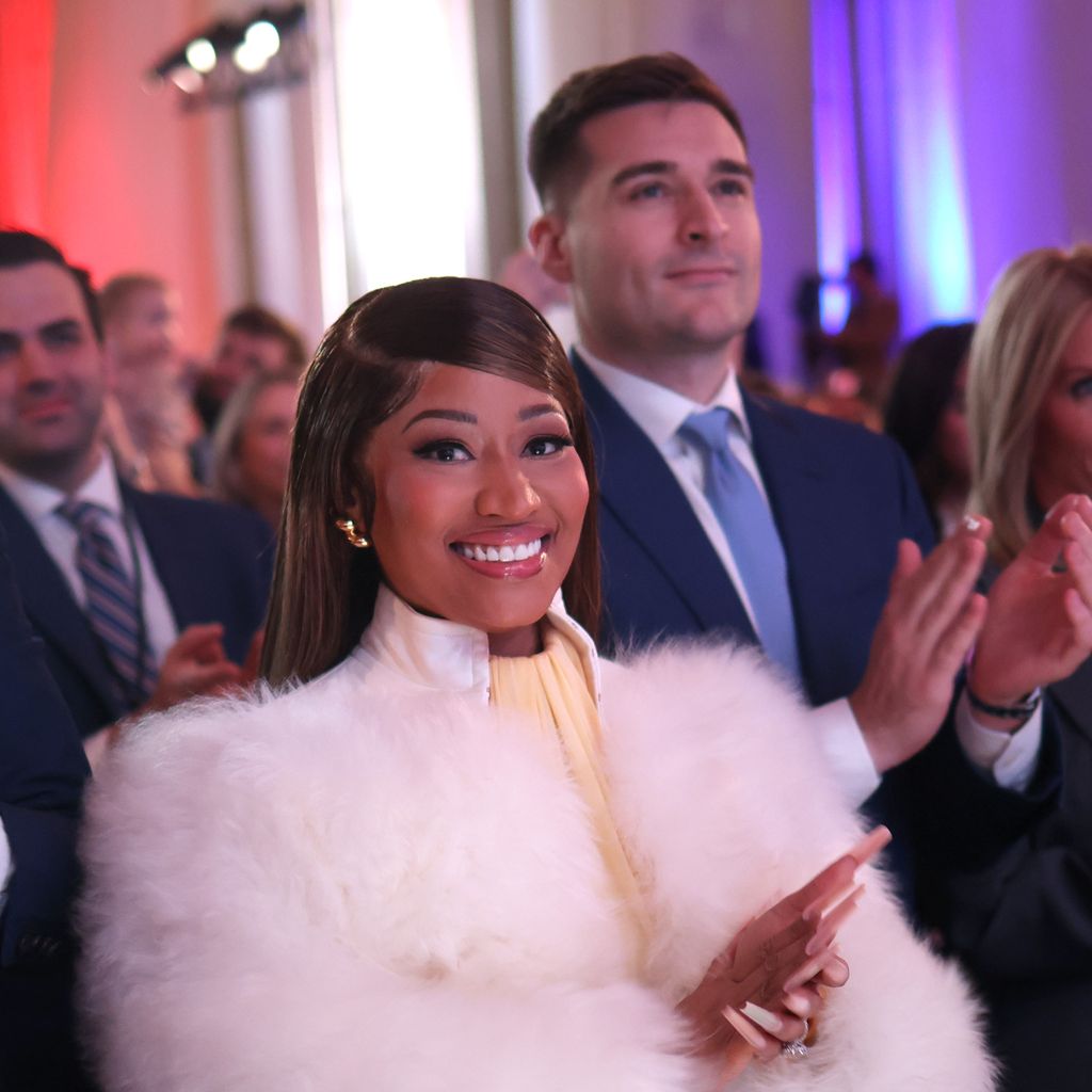 Nicki Minaj beim Treasury Department's Trump Accounts Summit im Andrew W. Mellon Auditorium in Washington, DC