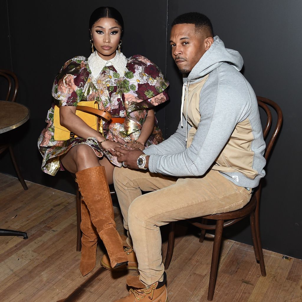 Nicki Minaj und Kenneth Petty bei der New York Fashion Week
