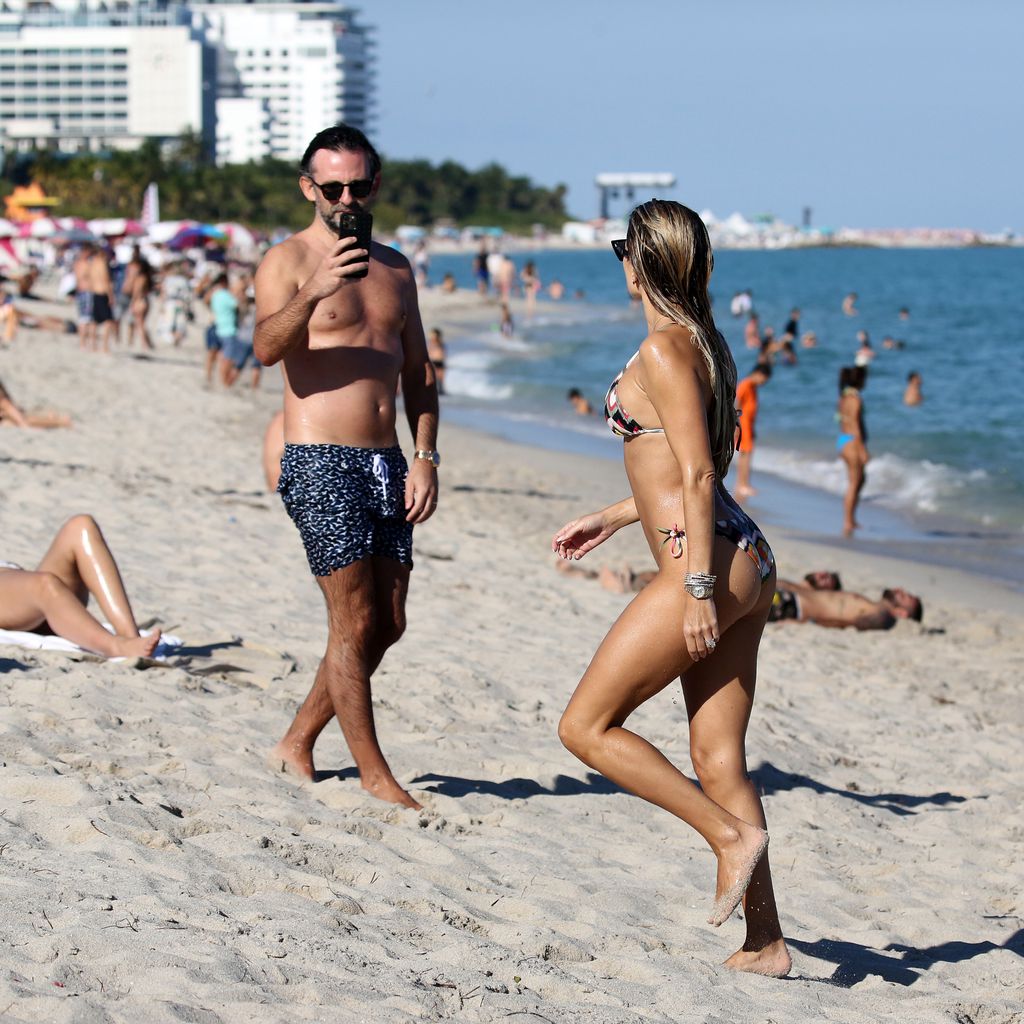 Niclas Castello und Sylvie Meis, Miami Beach