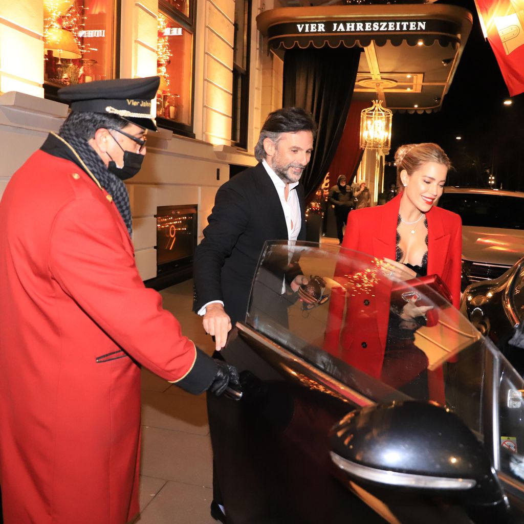 Niclas Castello und Sylvie Meis im Dezember 2021 in Hamburg