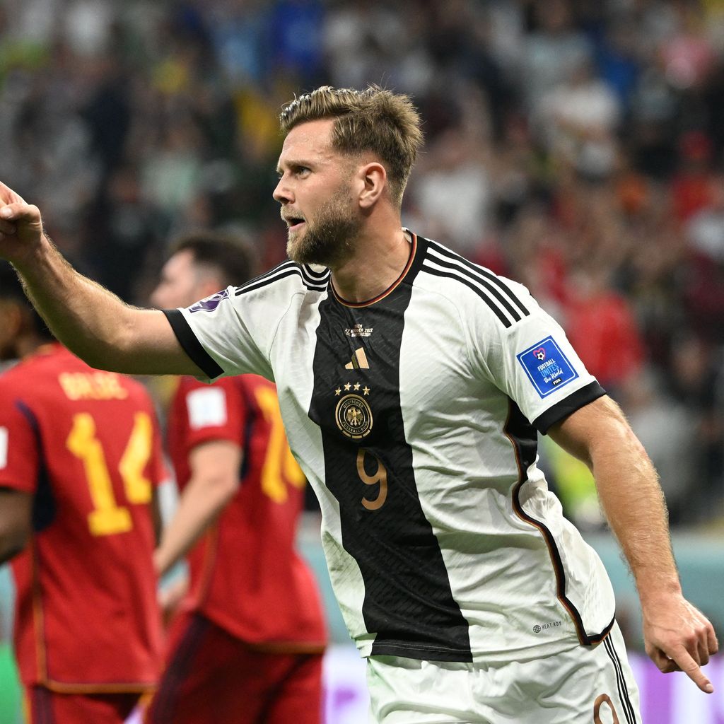 Niclas Füllkrug nach seinem ersten WM-Tor gegen Spanien