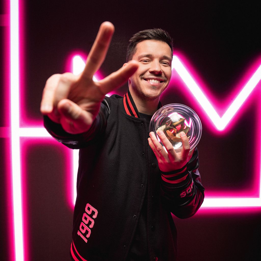 Nico Santos bei der 1Live Krone