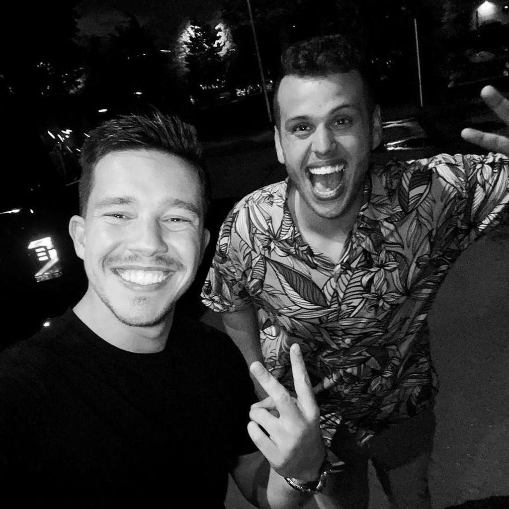 Nico Santos und sein "The Voice"-Talent Robin im Oktober 2021
