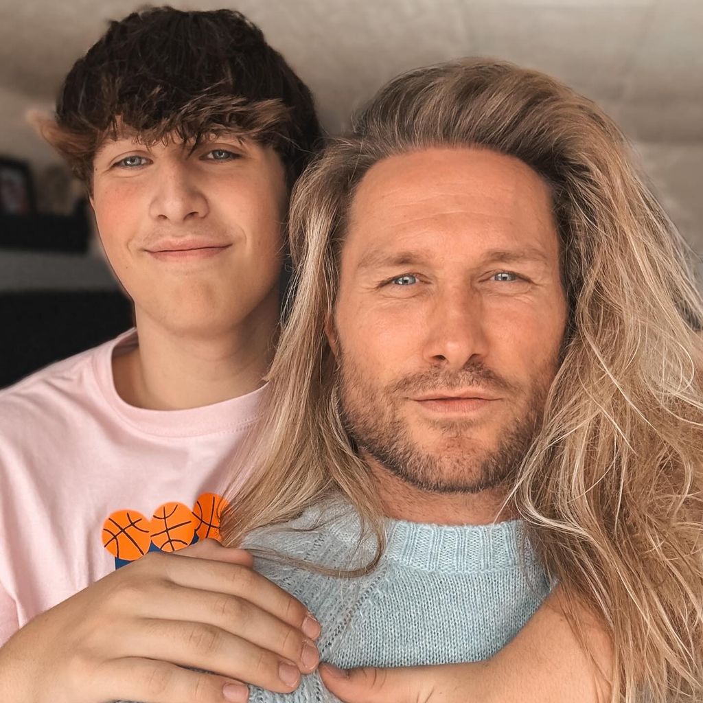 Nico Schwanz und sein Sohn Damian, Oktober 2024