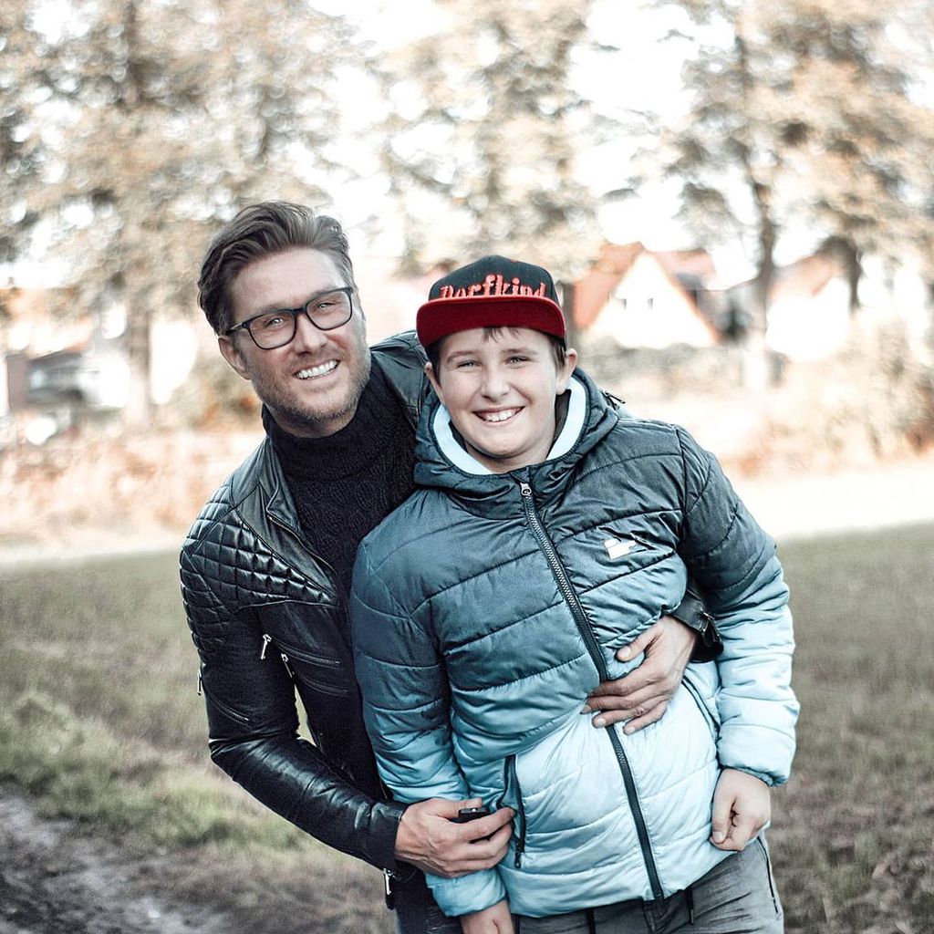 Nico Schwanz und sein Sohn Damian